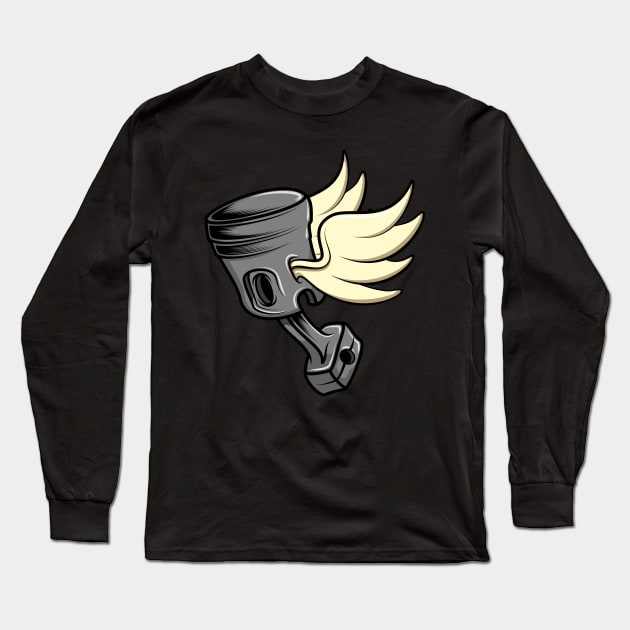 Piston Long Sleeve T-Shirt by Brutusals.Design